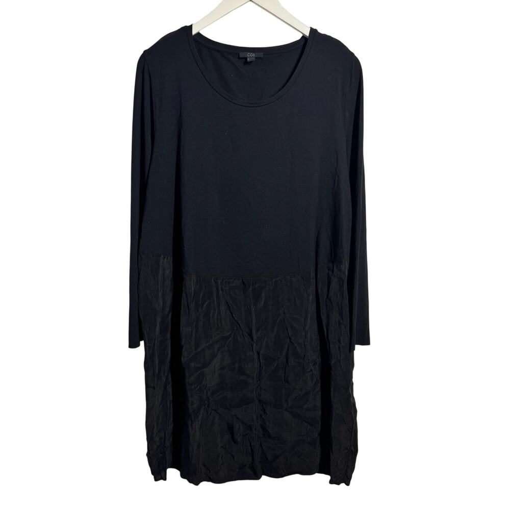COS Collection Of Style Minimal Dress Women L Black Minimal Office Chic Modest‎